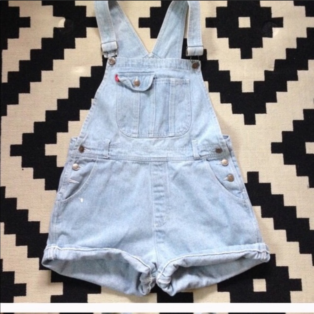 Light Wash Denim Overalls
